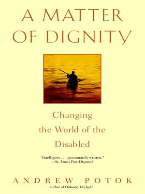 cover image of A Matter of Dignity
